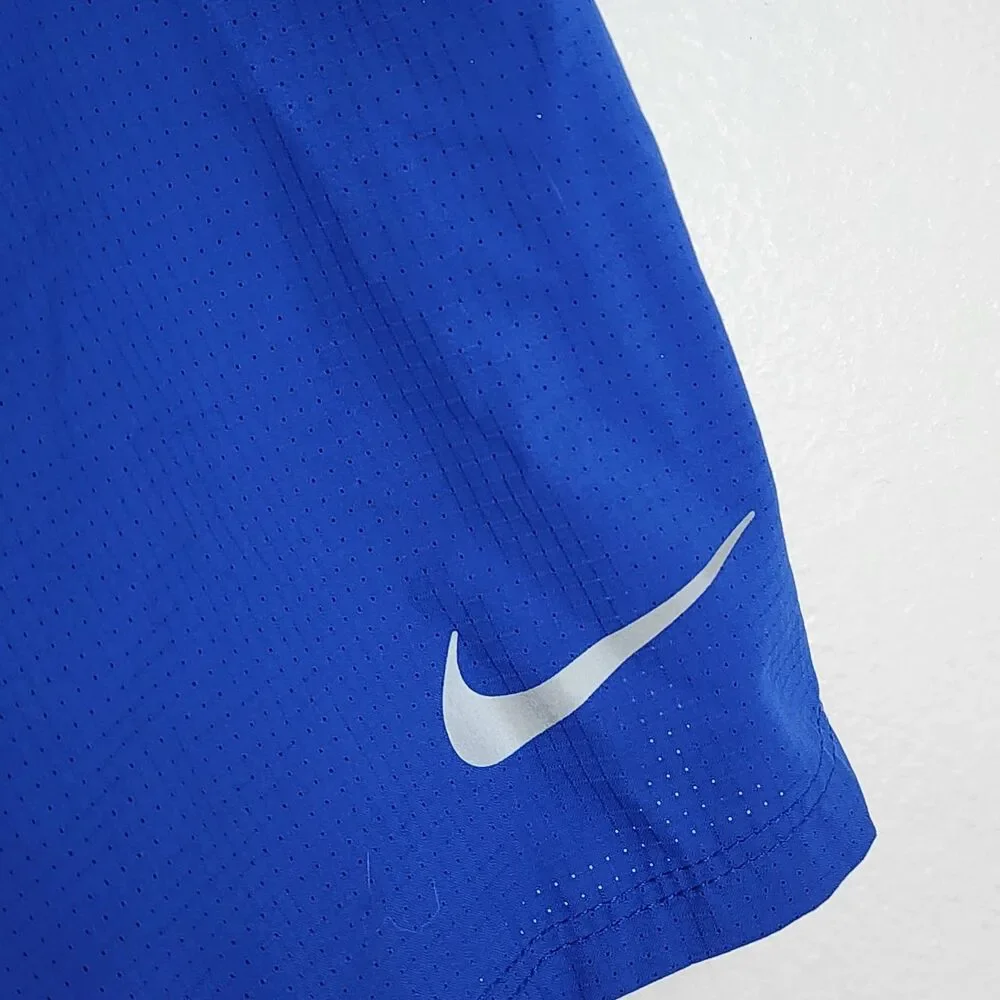 Nike Dri-Fit Mens 2in1 Running Shorts XL blue Liner Drawstring Pockets